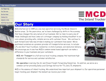Tablet Screenshot of mcdair.com